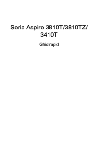 To view the document Acer Aspire 3810TZG User Manual